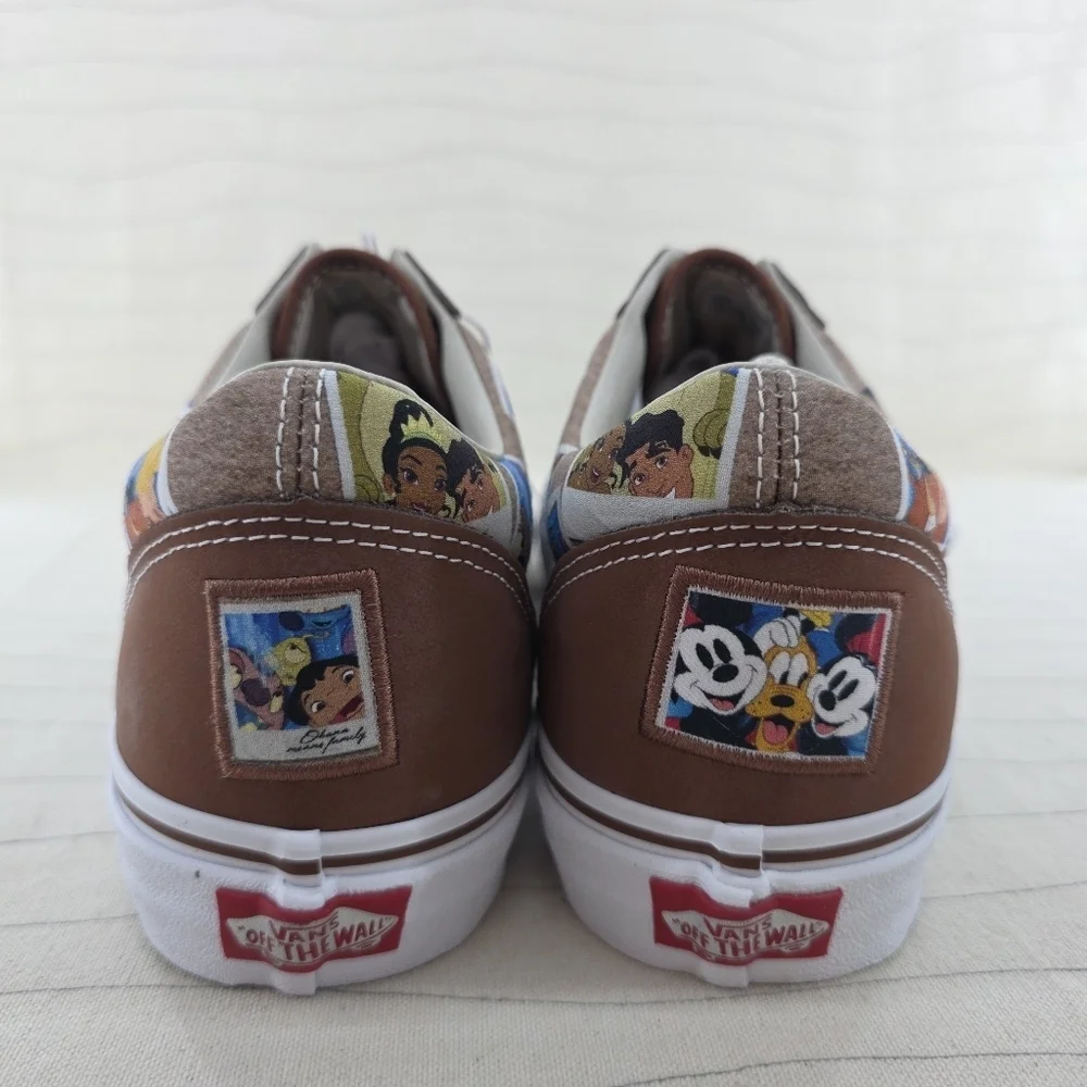 Vans x Disney Mens 100th Scrapbook Old Skool Skate Sneakers Shoes Size 11.5 NEW - Picture 5 of 13